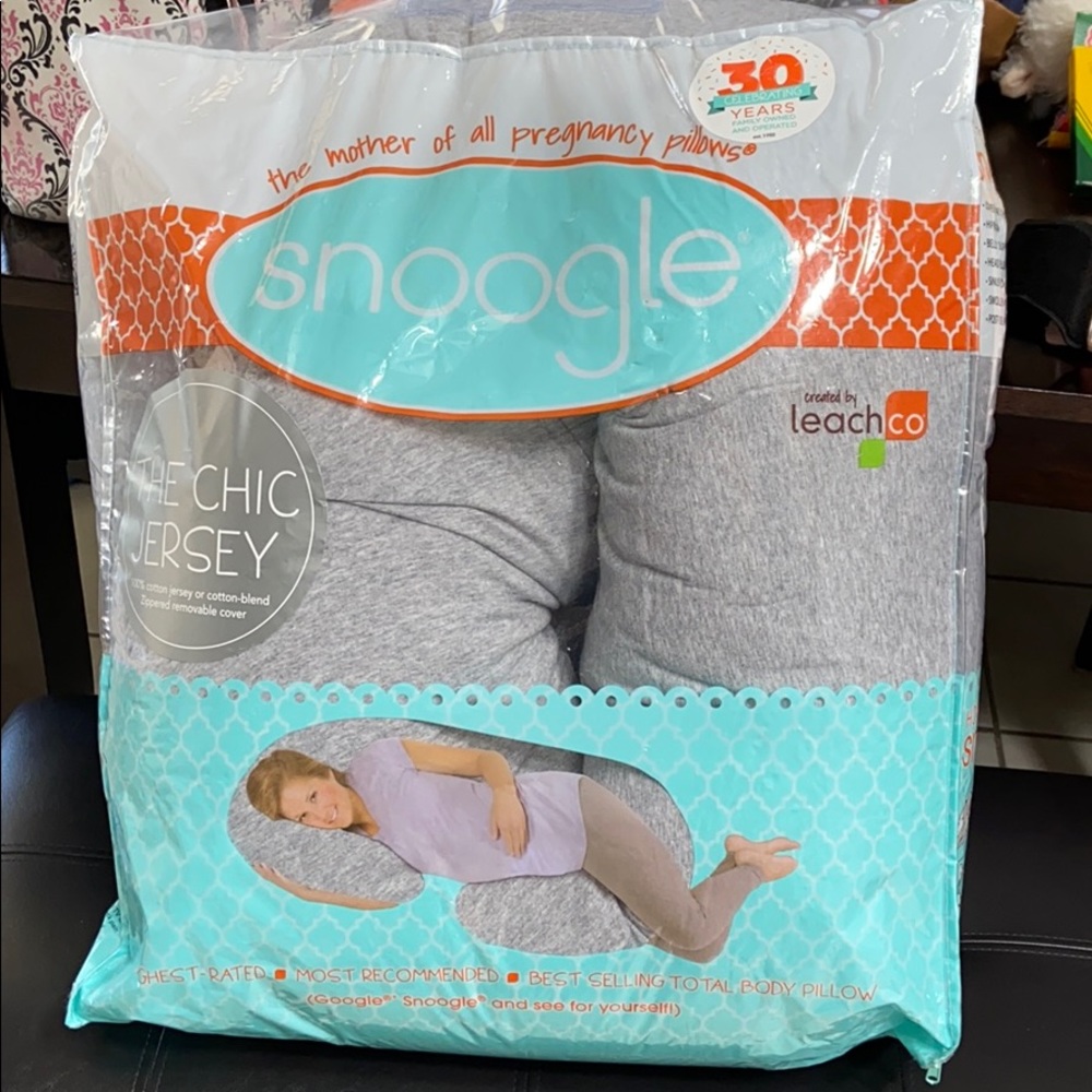 Snoogle pregnancy pillow by leach co